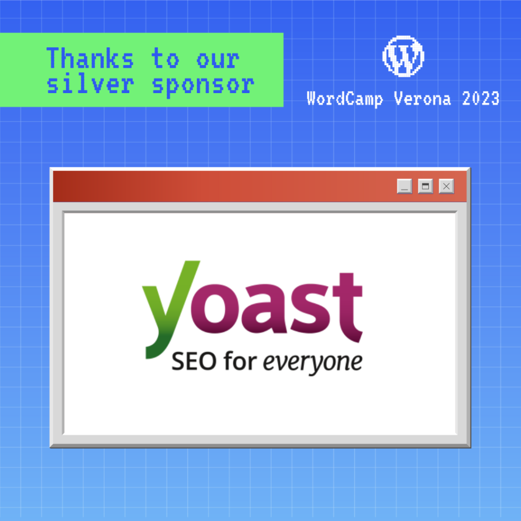 Grafica con ringraziamento al nostro sponsor silver YOAST